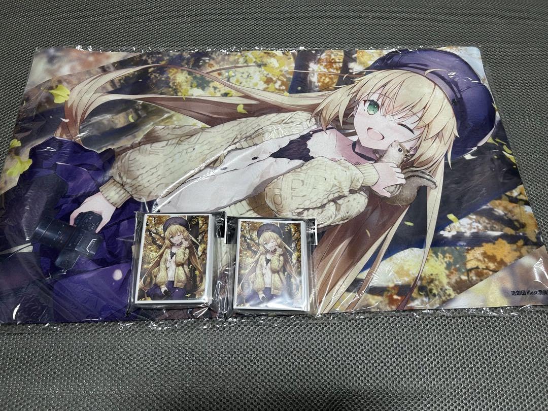 FGO キャストリア　プレイマット　スリーブ　セット Amazon | FGO アルトリアキャスター プレイマット スリーブ セット
