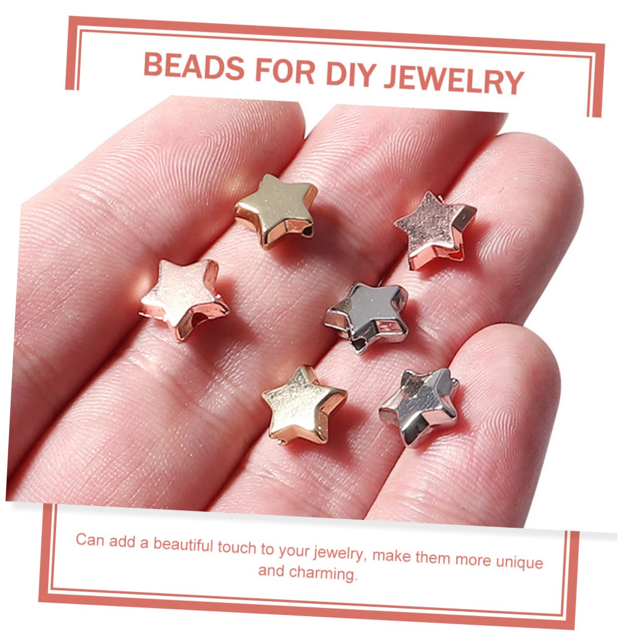 ARTIBETTER Abalorios Forma De Para Joyería Diy Para Collares Y Pulseras Para Manualidades Y Creaciones Artísticas 300 Piezas*5