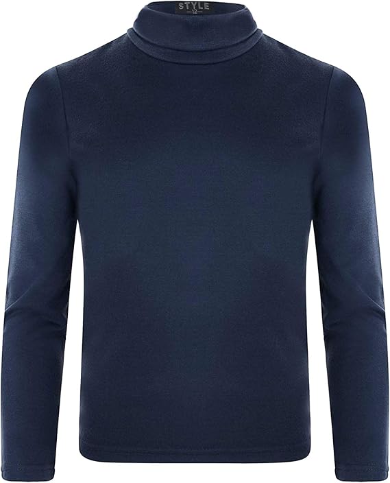 playera azul marino manga larga