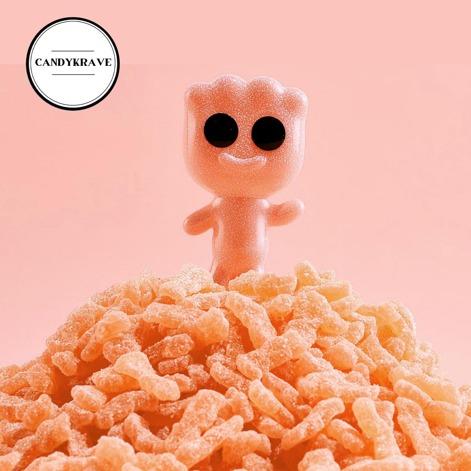 SourPatch Kids BIG Soft & Chewy Candy - Orange Flavor - 1 lbs Individually Wrapped Sweet & Sour Candy Pack - Delicious Gummy Treats for Halloween, Pinata Stuffers, Birthdays, Pantry & Baby Showers