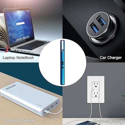 Miniatura 4 de REAX Stun Gun USB recargable pluma de dolor aturdimiento pistola paralizante autodefensa potente pluma de seguridad indicador de batería