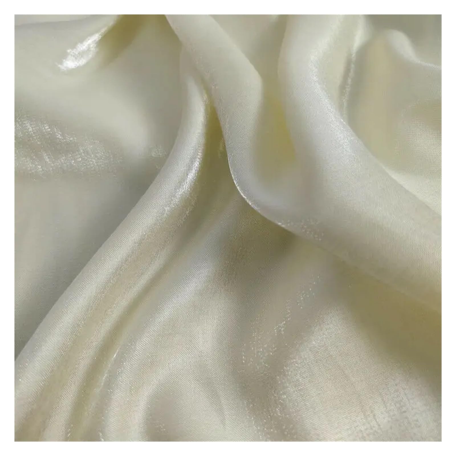 Tissu satin soyeux multicolore 50x150cm pour coudre des vêtements fluides sans plis rigides