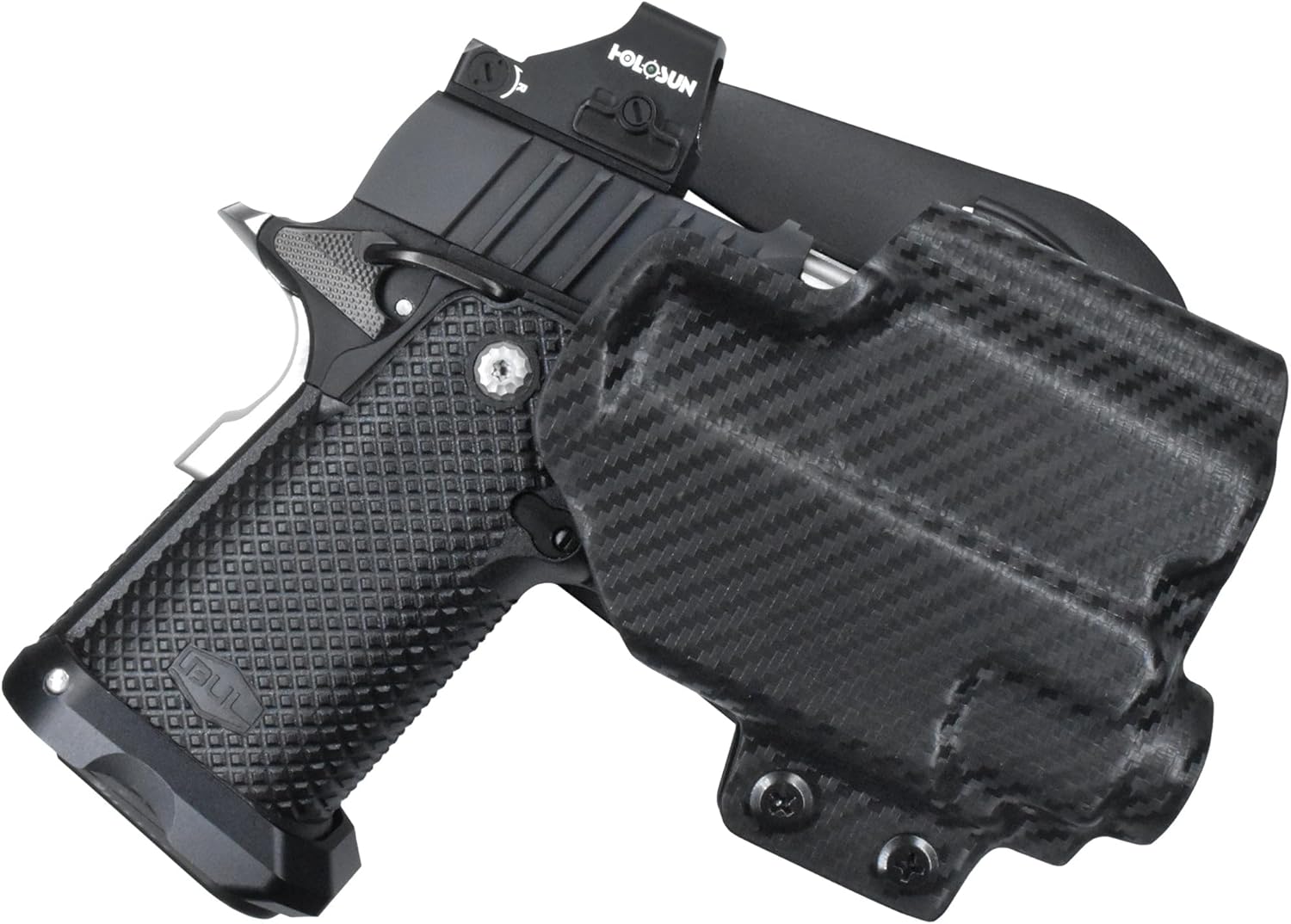 OWB Paddle Holster - Outside The Waistband fits Bul Armory SAS II Ultralight 3.25 in with TLR-8AG