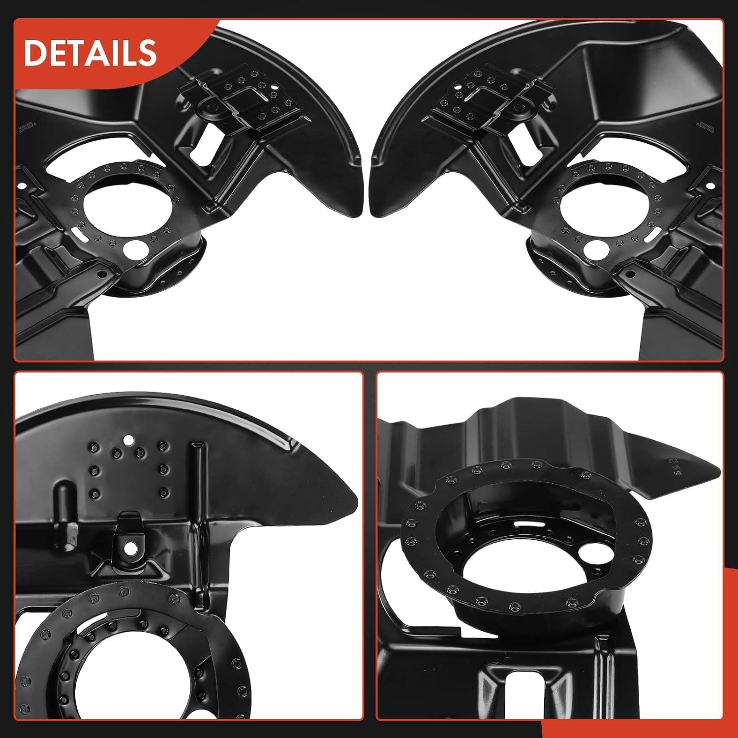 A-Premium Front Side Brake Dust Shield Compatible with BMW Models | for E46 Series M3 2001-2006, Convertible/Coupe