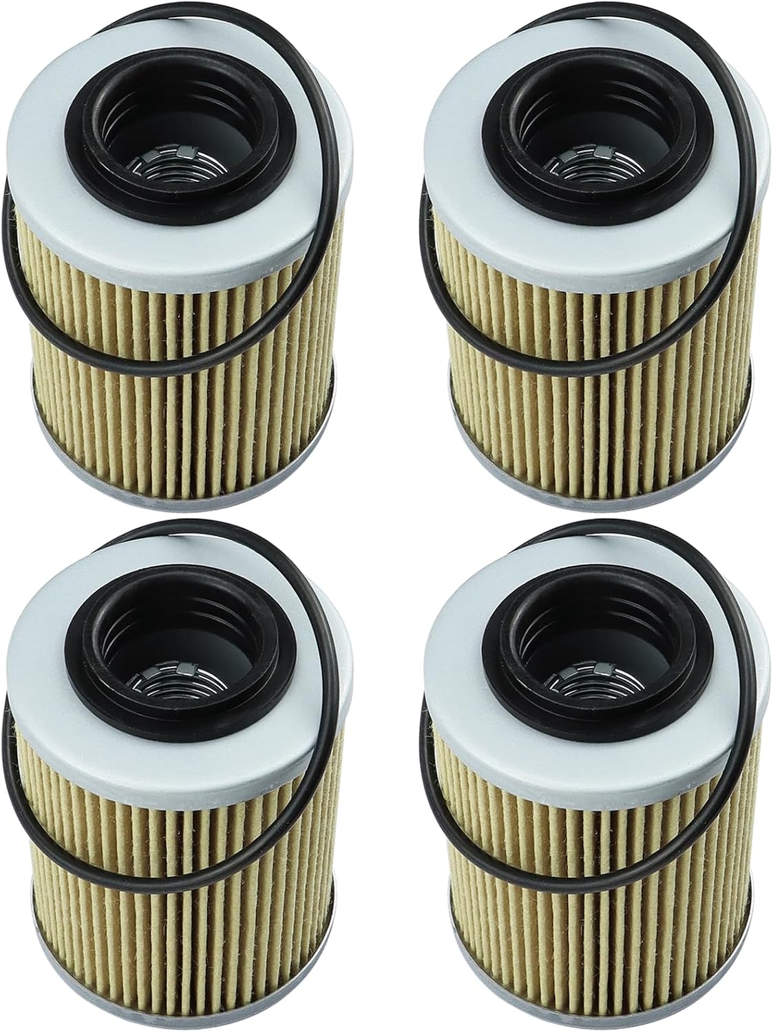 4PCS 420956123 420956120 Oil filter for Can-Am Maverick X3, Max Turbo R RR, Sea-Doo Ski-Doo All Models 11-17, Spark All Models 14-21, Ryker 600 900 STD ACE, Outlander 1000 850 800 650 570 500 450 400