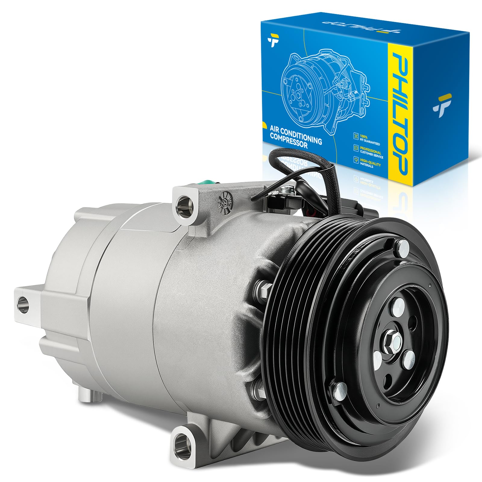 PHILTOP NEW AC Compressor w/Clutch for Elantra Coupe/Elantra GT 2013