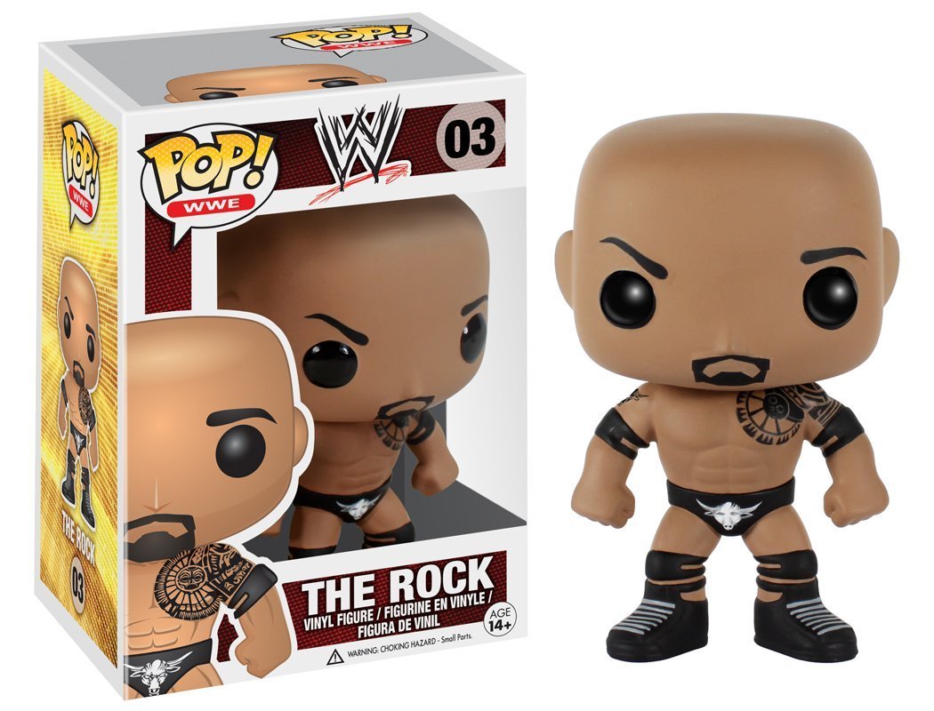 Amazon.com: Funko POP WWE : The Rock Action Figure : Sports