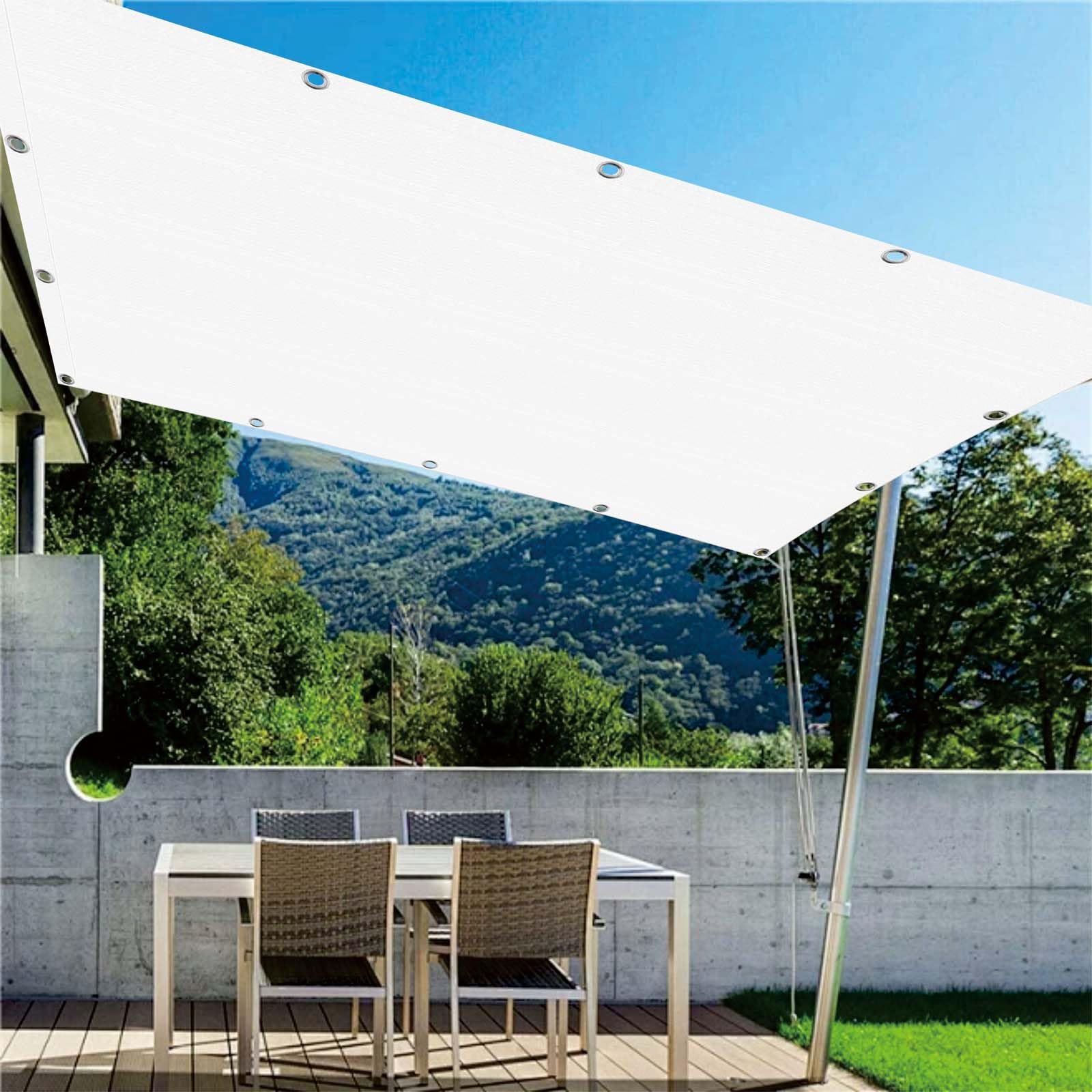 Voile d'ombrage rectangulaire étanche pour bloquer la chaleur du soleil