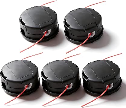 Trimmer Head for Echo Weed Eater PAS210 PAS211 PAS225 PAS230 for Echo Speed Feed 400 SRM210 SRM211 SRM225 SRM230 for SHINDAIWA C230 C242 C2510 5PCS