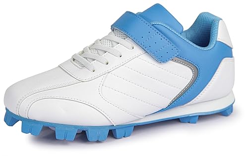 Kids Baseball Cleats - Youth Rubber Molded Softball Cleat -