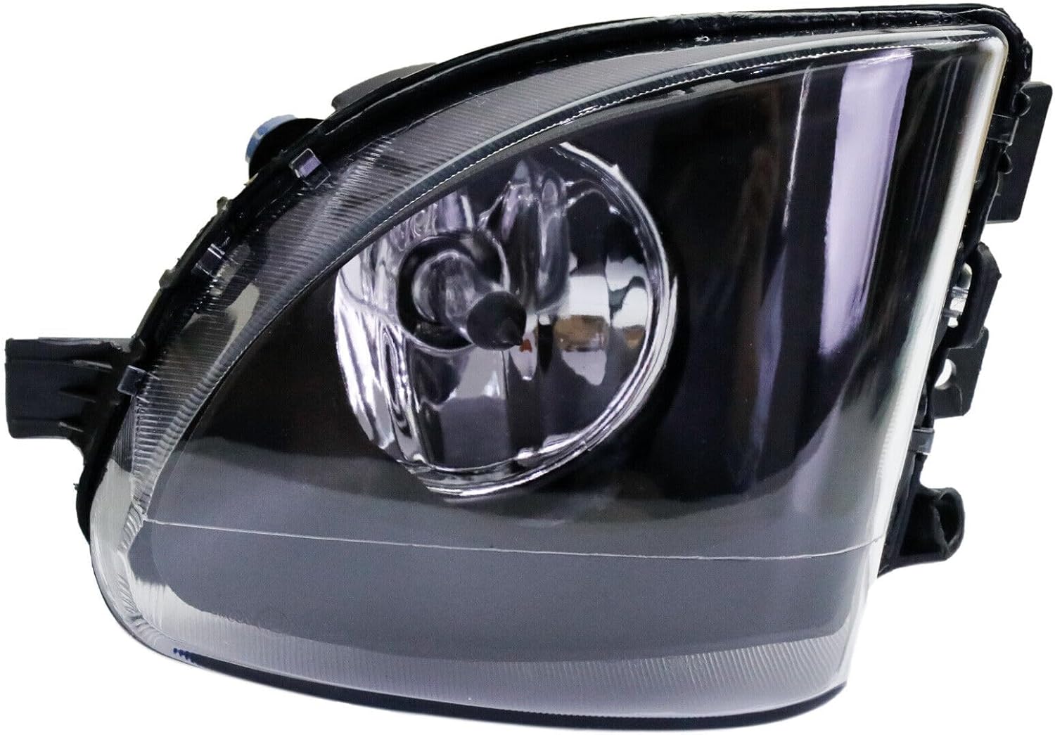 Pair of Front Bumper Fog Light Driving Lamp w/Halogen Bulbs Compatible for For 2011-2013 BMW 5 SERIES F10 528I 535I 550Ii, Fits OE 63177216886, 63177216887