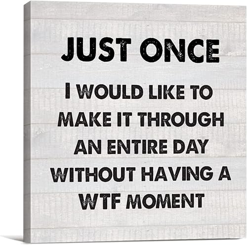 Lienzo impreso para oficina de campo, decoración de pared, letrero de escritorio, póster de nerd, pintura enmarcada de 8 x 8 pulgadas, decoración de