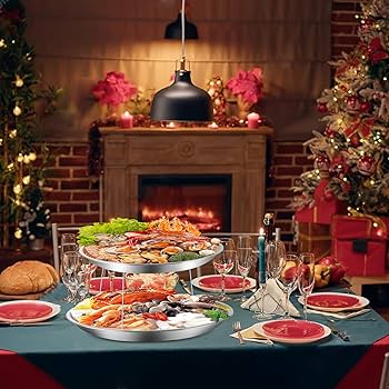 Amazon.com | 2-Piece Aluminum Seafood Platter - 16