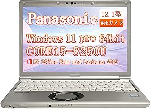 Panasonic CF-SV7RDCVS 12.1 7th Generation CPU Core i5-8350U / Windows 11 / MS Office Built-In / No Initial Setup Required / WIFI / Bluetooth / HDMI / Built-in Webcam / High Precision Wireless Mouse