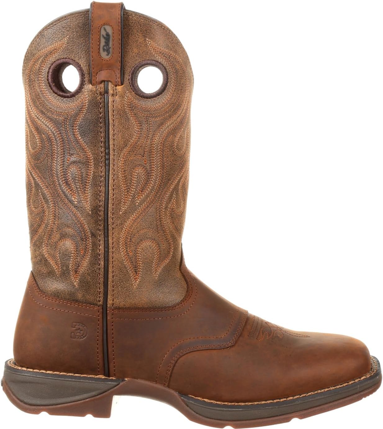 Durango® Rebel™ Sunset Brown Western Boot, Sunset Velocity And Trail Brn, Size 7.5(W)