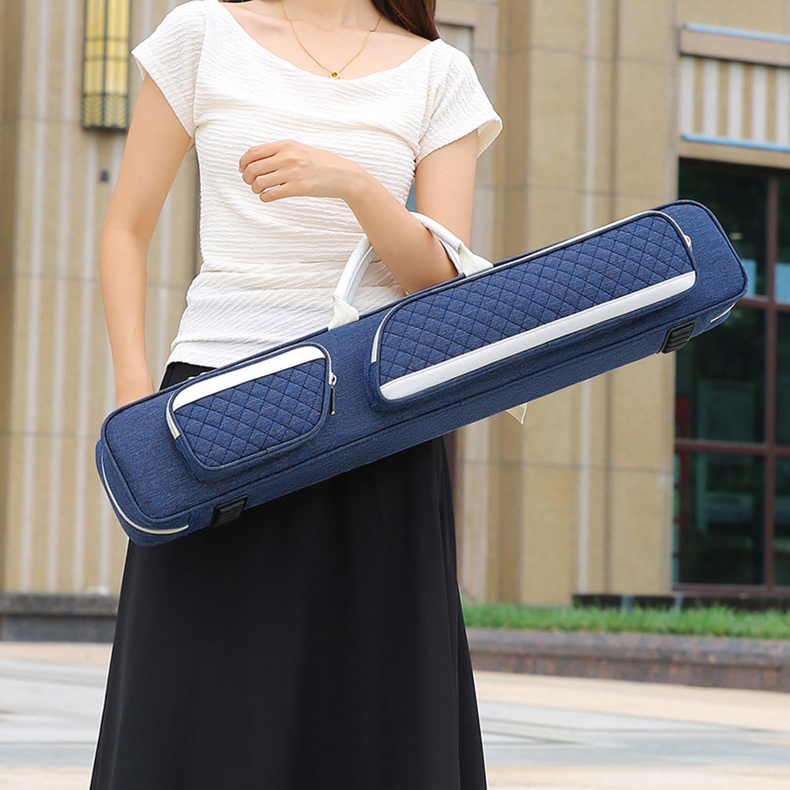 Custodia per Stecca da Biliardo, Custodia per Trasporto, Maniglia Portatile, Borsa Porta-Asta da Biliardo