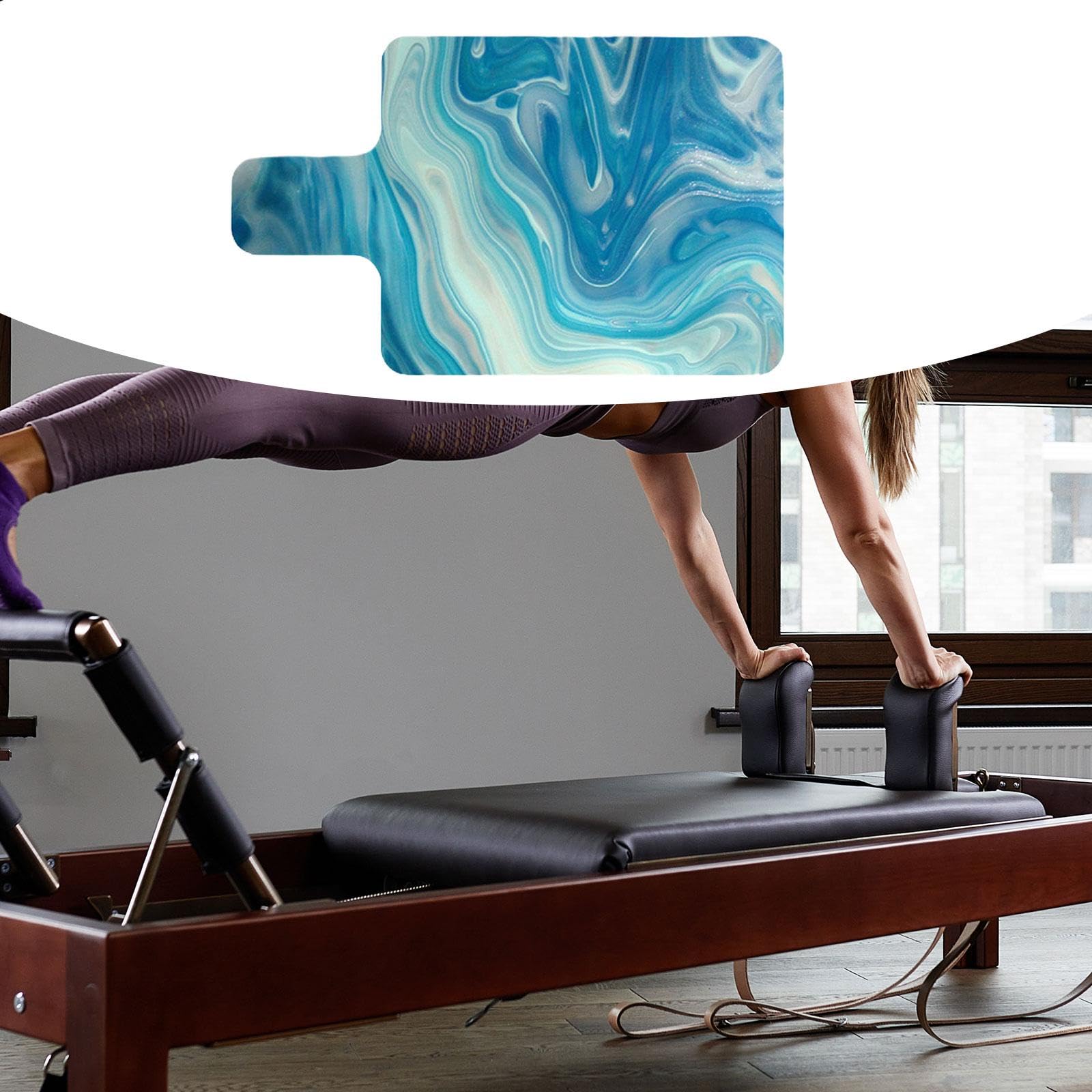 kowaku Pilates Reformer Mat Pilates Reformer Pad Absorbente de Sudor Duradero Antideslizante Pilates Reformer Cubierta para Viajes de Entrenamiento de
