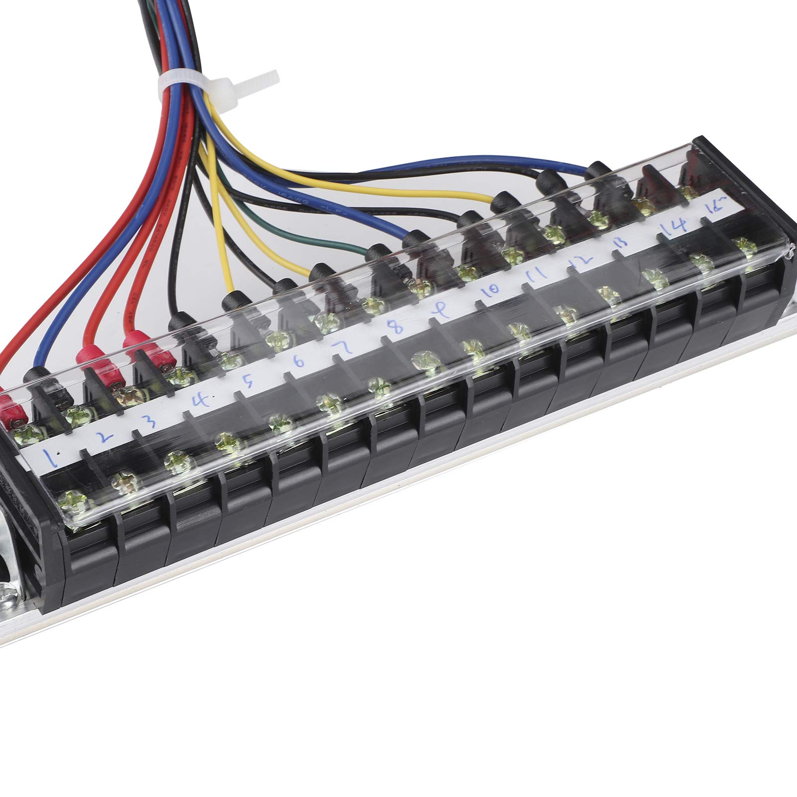 Quadro Strumenti 12V/24V con Display Pressione Olio, Temperatura Acqua, Tensione per Motori, Camper, Yacht, Macchine Edili
