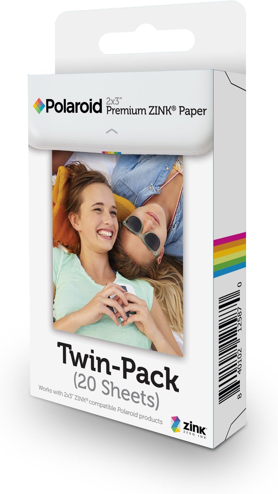 Polaroid POLZ2X320 2 x 3 inch Premium Zink Photo Paper Twin Pack (20 Sheets) Film