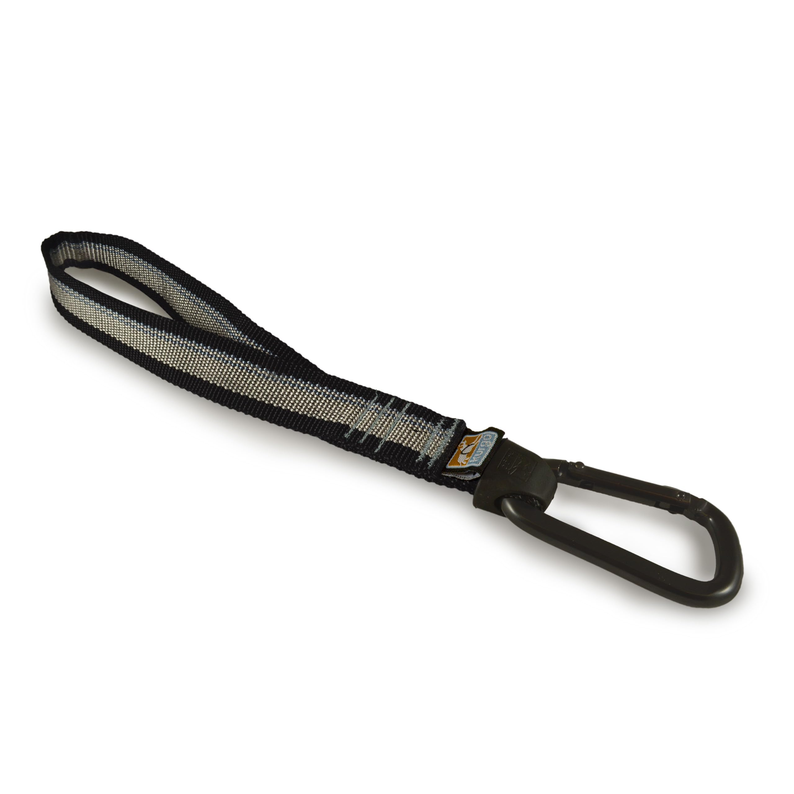 Kurgo Ceinture de siège de Voiture pour Chien réglable, Installation Rapide et Facile, Pince Mousqueton, Noir/​Gris
