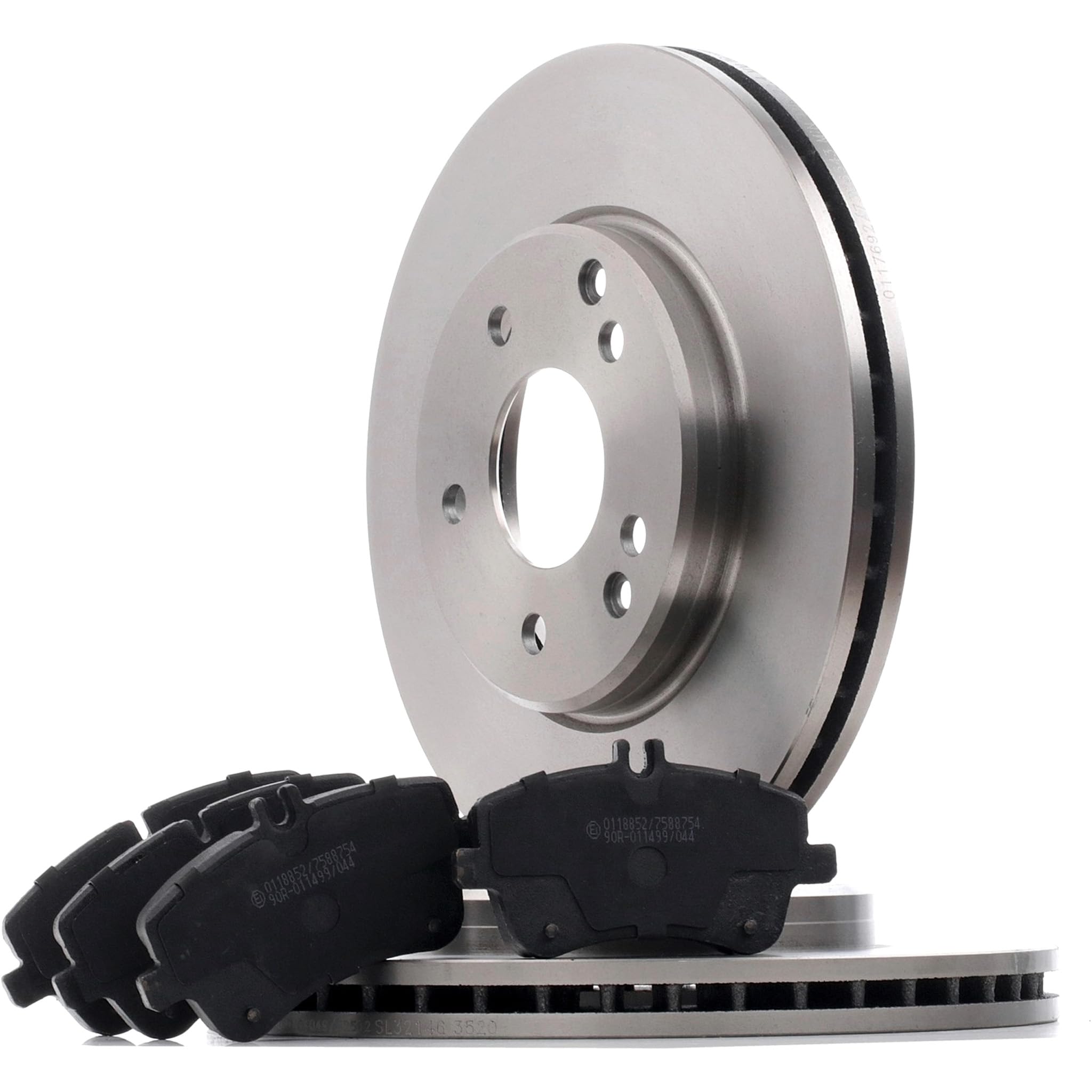 STARK Bremsenset Vorne - Belüftete Bremsscheiben 258mm Mit Bremsbelägen