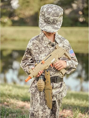 Miniatura 2 de GIFTINBOX Kids Army Soldier Dress Up Costume Role Play Set, Deluxe Christmas Gift for Kids Boys Aged 3-12