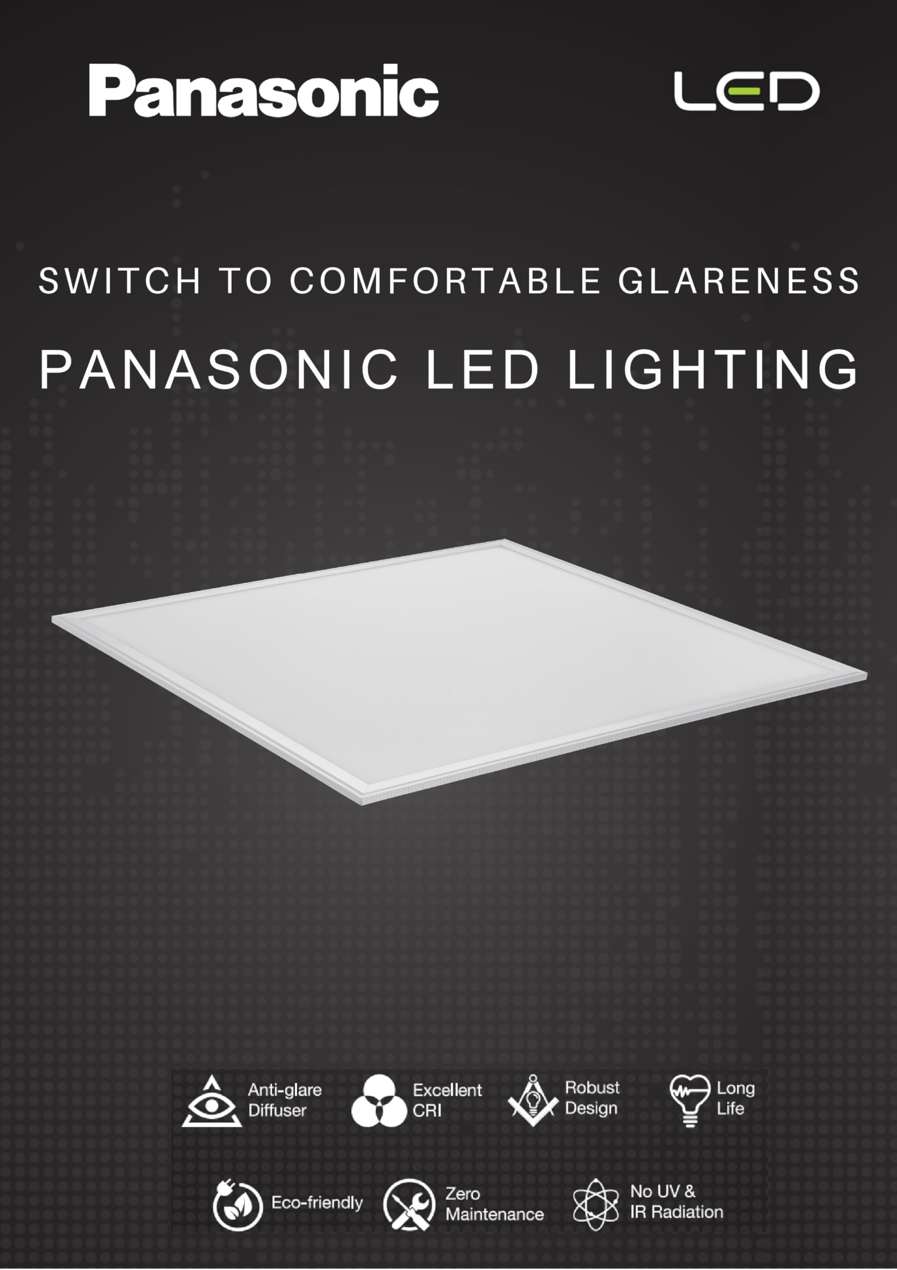 Panasonic 60x60 LED Panel Light,40w,4000k: Buy Online at Best