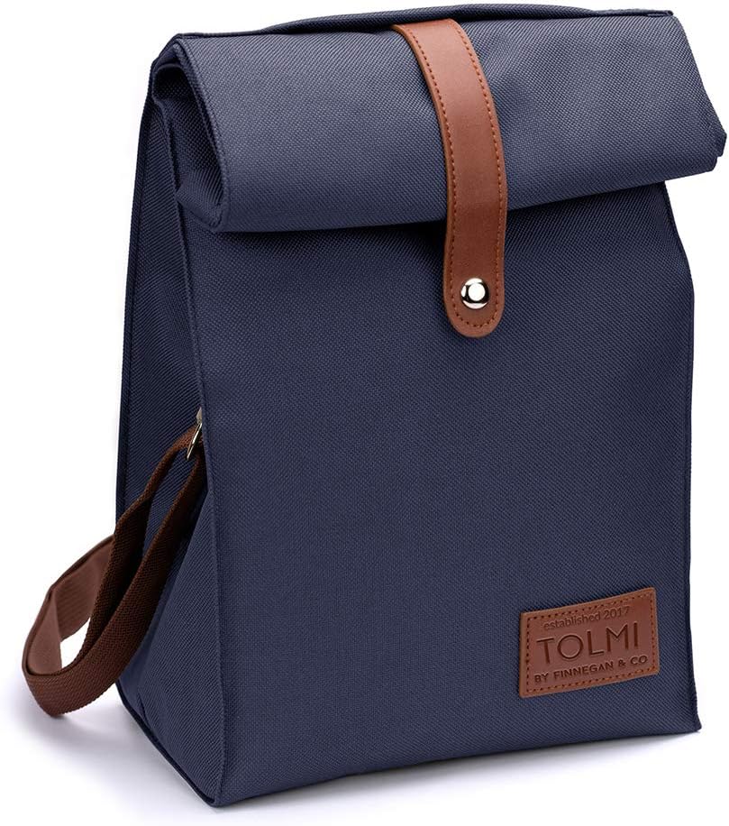 Insulated Lunch Bag by KRYO - Small reusable cooler bag - A travel lunchbox, Blu