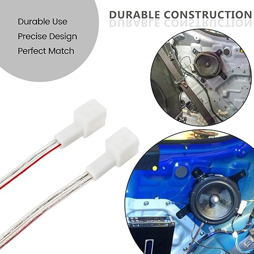 Miniatura 6 de Adaptador universal de anillo espaciador de altavoz de plástico 6 x 9 + adaptador de arnés de cableado de altavoz, conector de repuesto para Hyundai