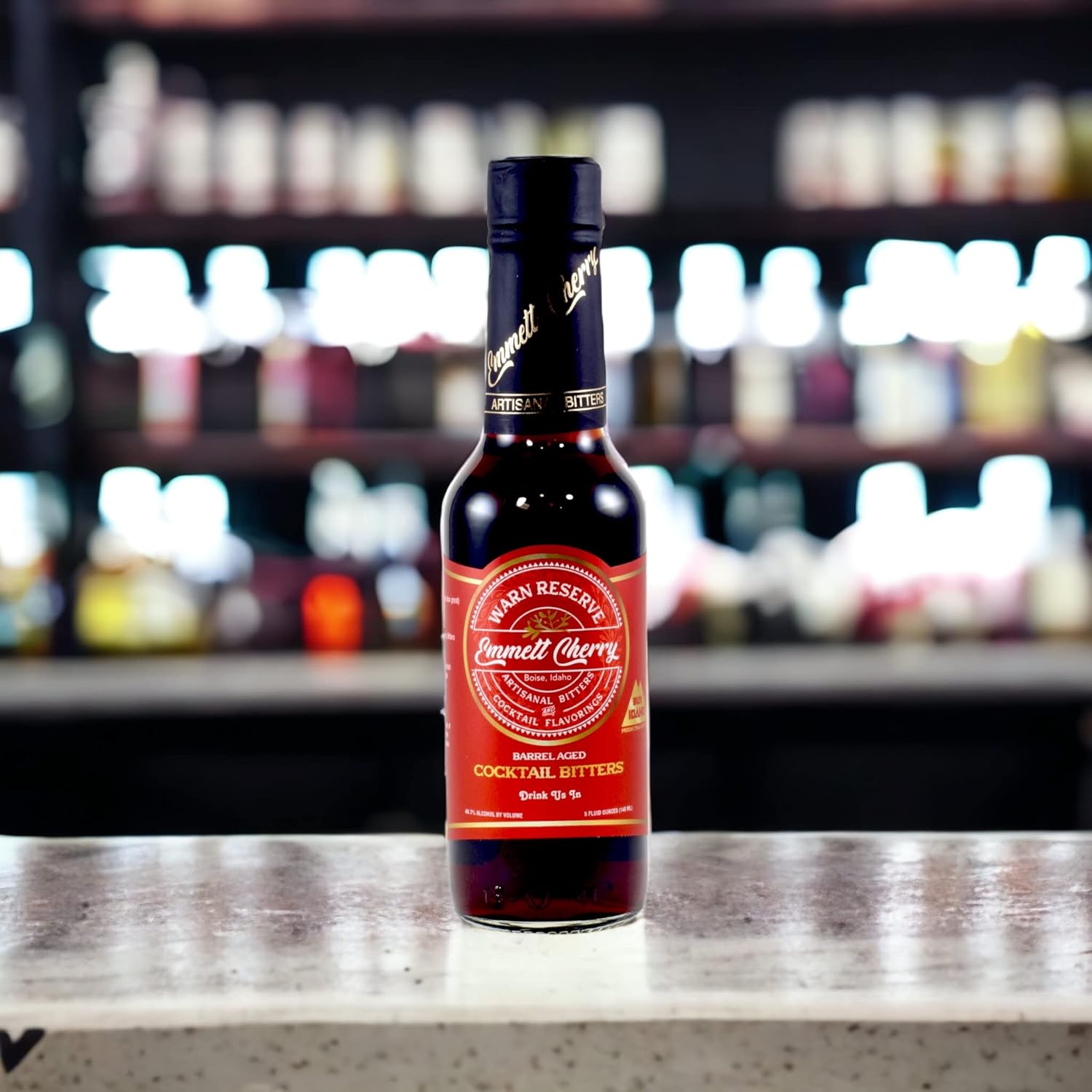 Warn Reserve Cocktail Bitters, Barrel-aged Emmett Cherry, 5 ounce (Pack of 2)