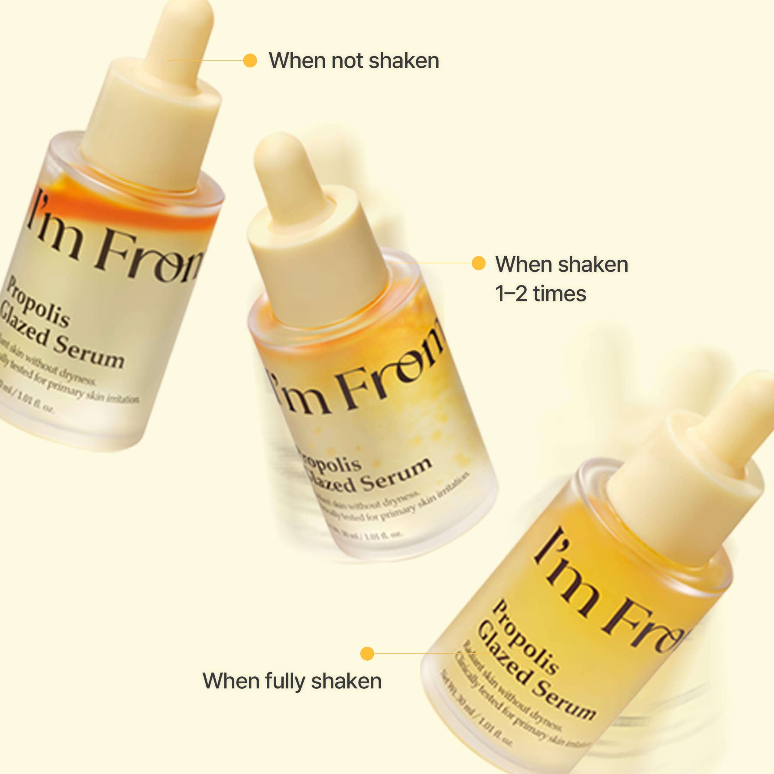I'm From Propolis Glazed Serum, Honey-Based Glow Serum for Hydration & Skin Barrier Care