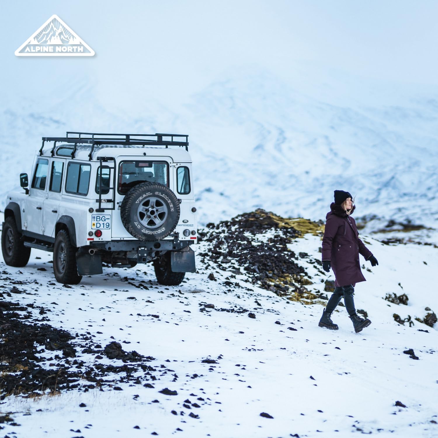 ALPINE NORTH Ukon Women’s Vegan Down Drawstring Winter Parka - Insulated Jacket with Faux Fur Hood - Image 3