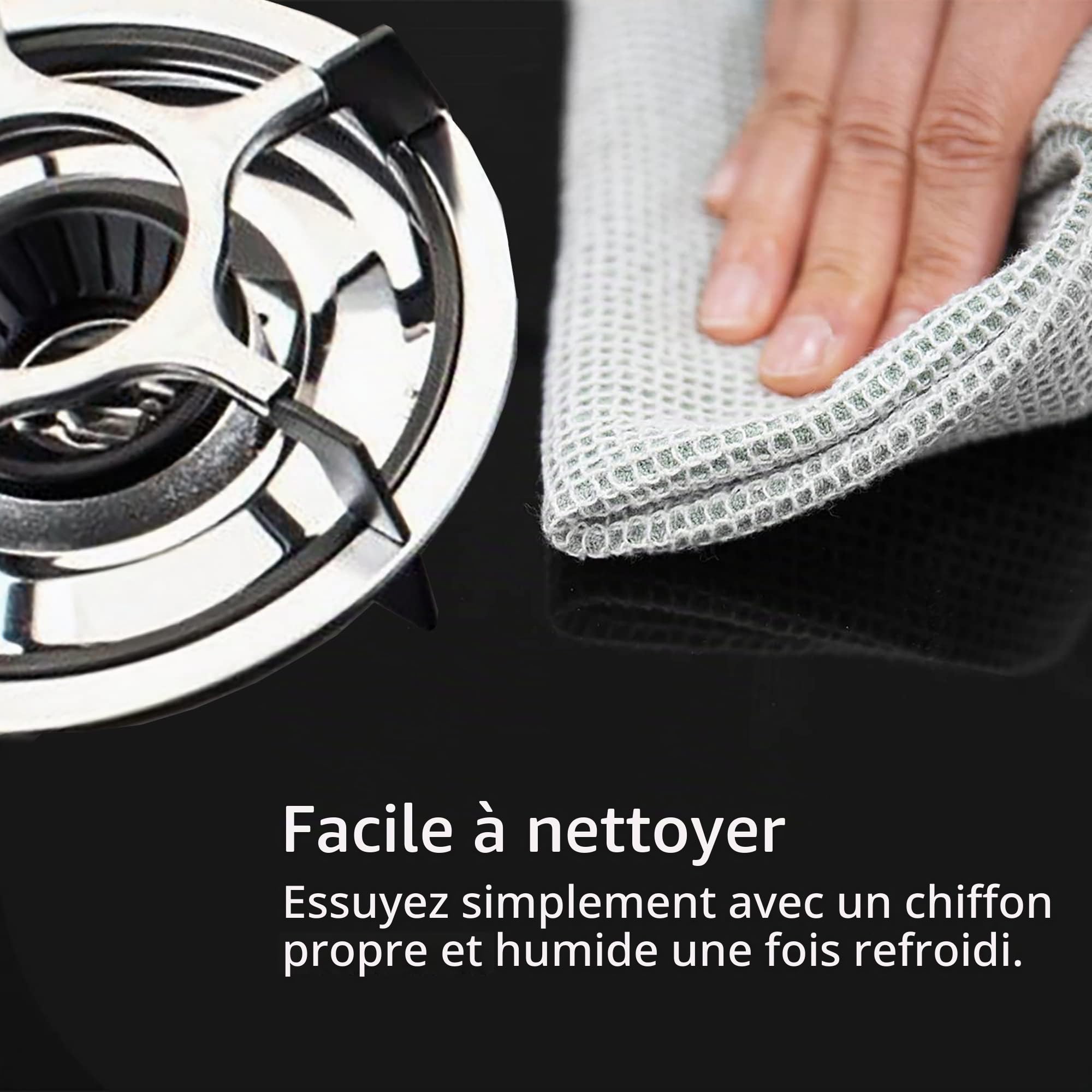 NGB-S2 Réchaud a Gaz Intérieur - Plaque de Cuisson 2 Feux Portable
