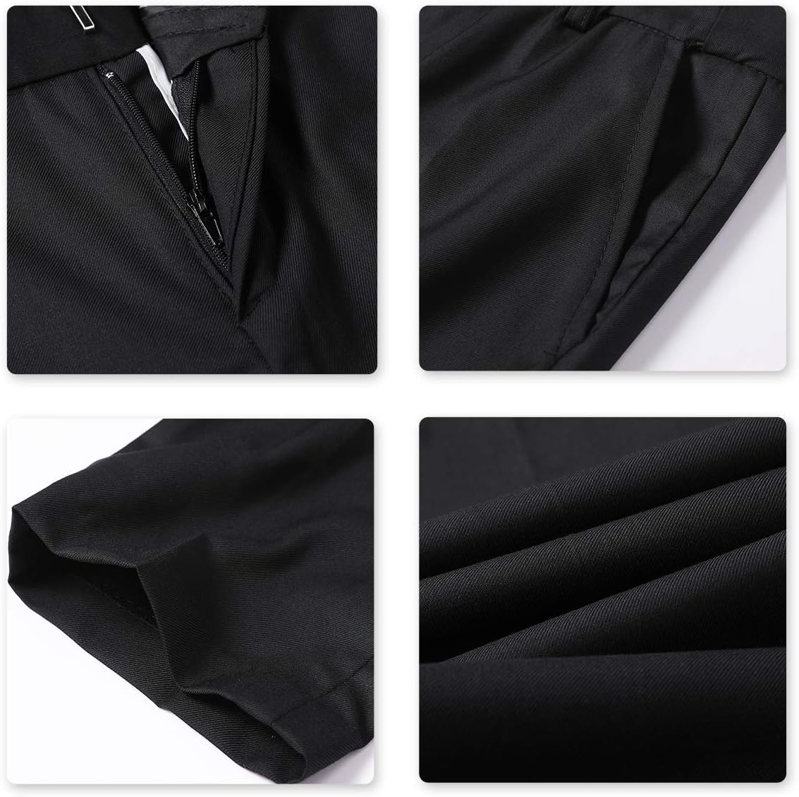 SWOTGdoby Boys Tuxedo Suit Shiny Formal Dress 2 Pieces Suit Set Paisley Blazer Pants Sequin Shawl Collar - Image 7