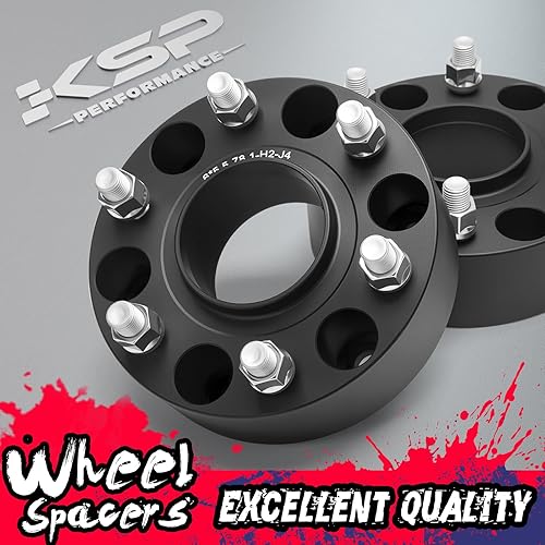 Miniatura 30 de KSP - Espaciadores de rueda de 6 x 5.5 para Chevy Silverado GMC Sierra, espaciador centrado en orejetas de 2 pulgadas 0.236x5.500 in para Suburban