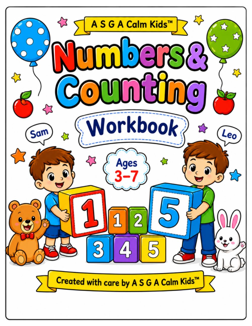 Numbers & Counting Workbook: Fun Number Tracing, Counting Practice & Early Math Activities for Preschool and Kindergarten