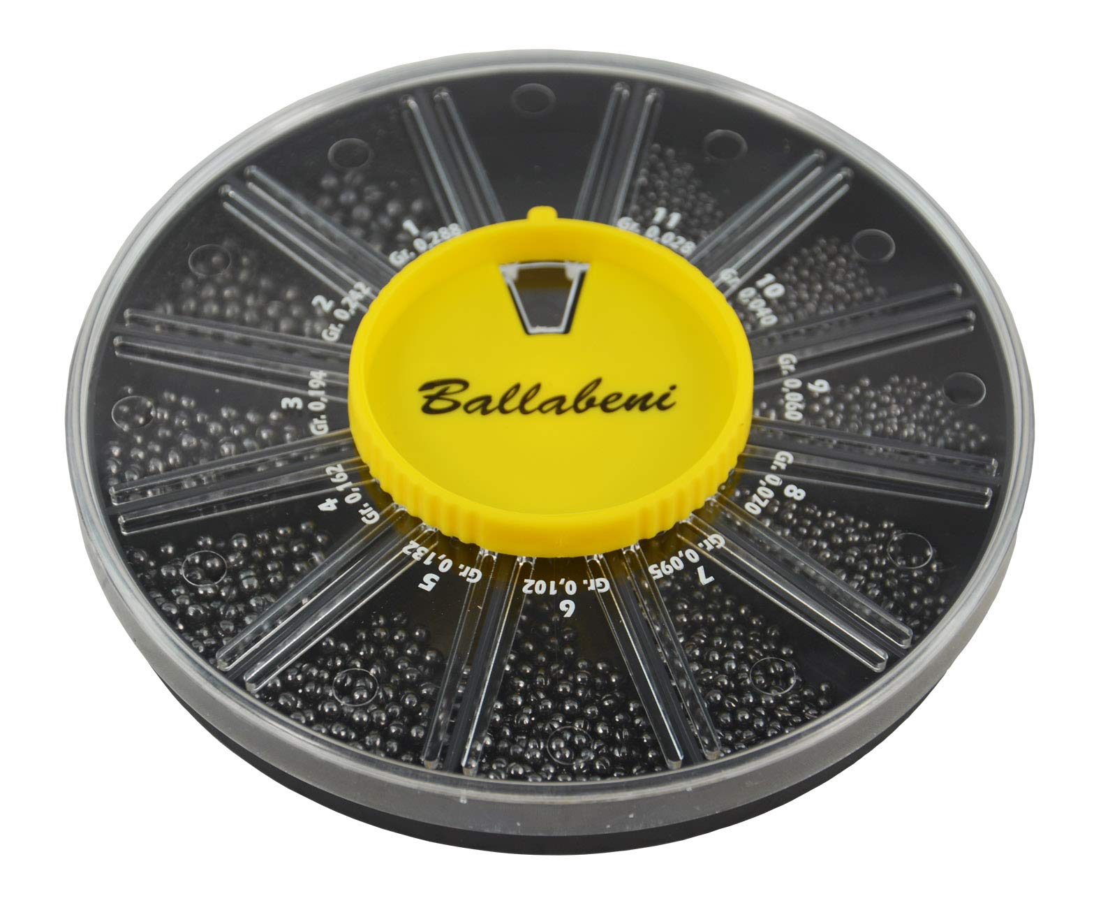 Box Displays Ballabeni Split Shot Multi Dispensers - Fishing Weights (Large)