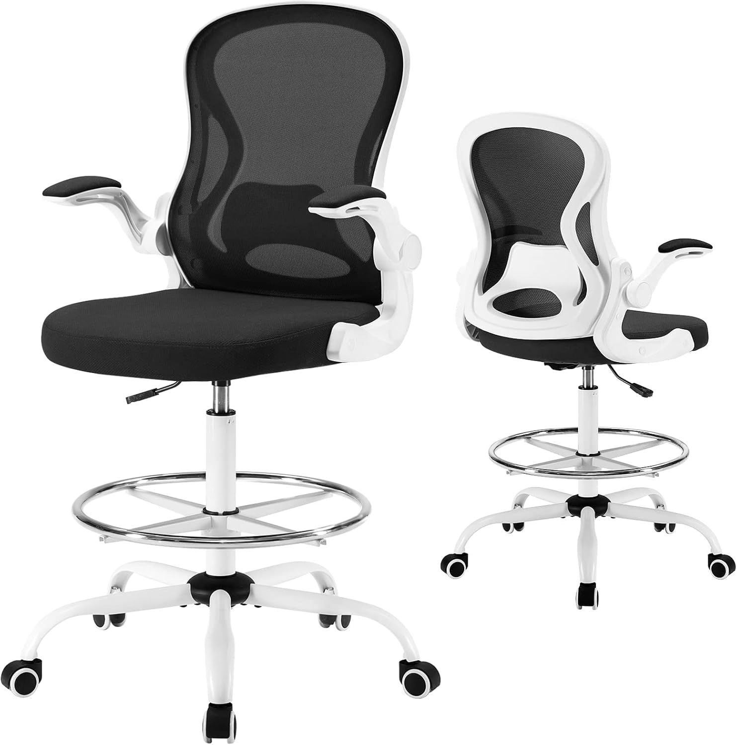 Fefances Drafting Chair Tall Office Chair for Standing Desk Chair