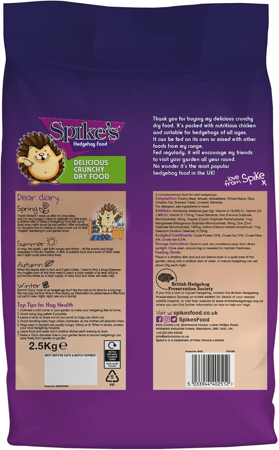 Spikes Delicious Dry 2.5 Kg