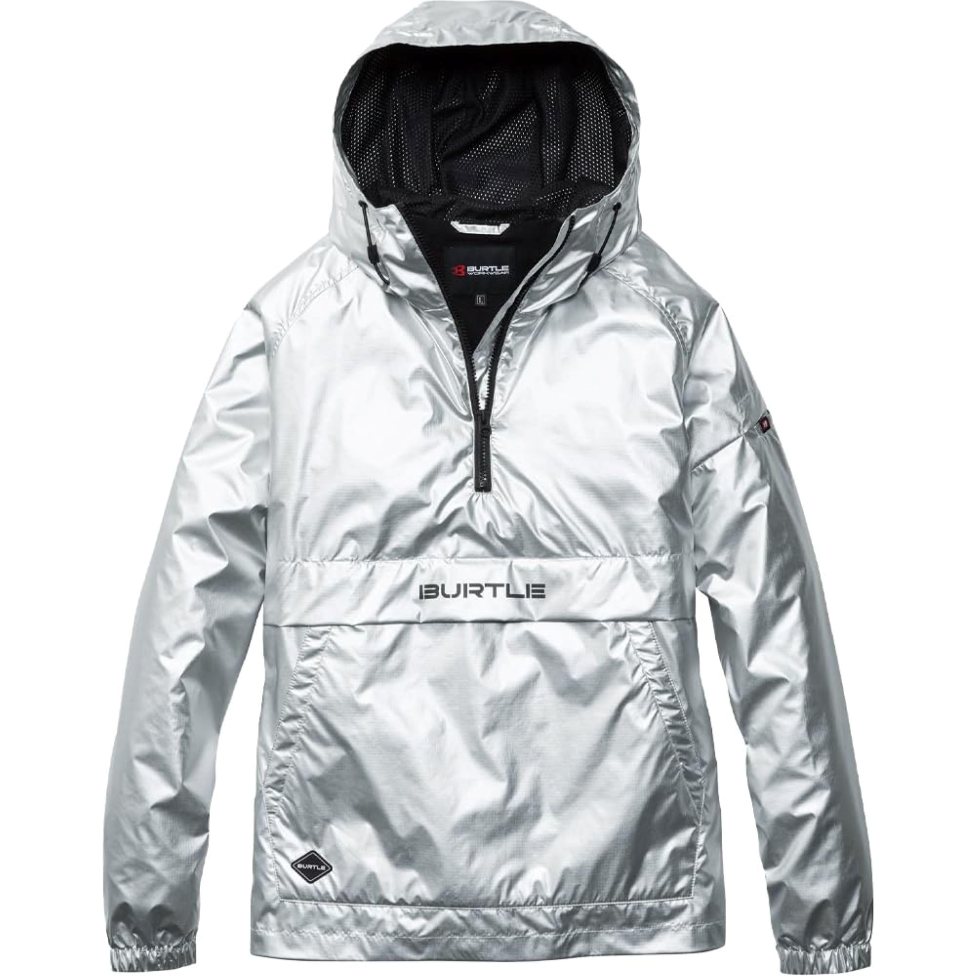 BURTLE バートル アノラックパーカ(ユニセックス) 秋冬用 メタリックシルバー 4054 95 XL