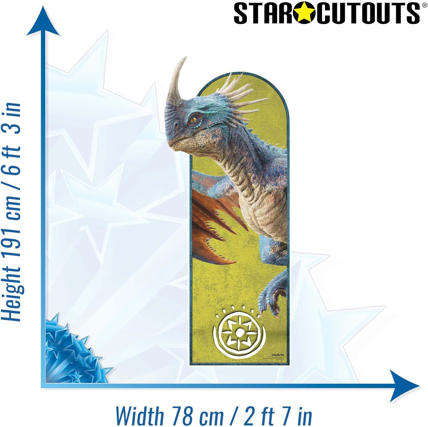 Star Cutouts SC4836 Deadly Nadder Sailboard How to Train Your Dragon Live Action Cardboard Cut Out Height 191cm Official Merchandise Party Birthday Room Decoration