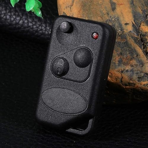 Miniatura 3 de Terisass Carcasa para llave de control remoto de entrada de 2 botones con embrión de repuesto, 1 funda con tapa para Land Rover Freelander 2002-2004