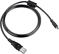 Vista 2 de MaxLLTo® Cable de sincronización de datos de PC USB para cámara GE X500/ W X500TW X 500/S/SL X500BK