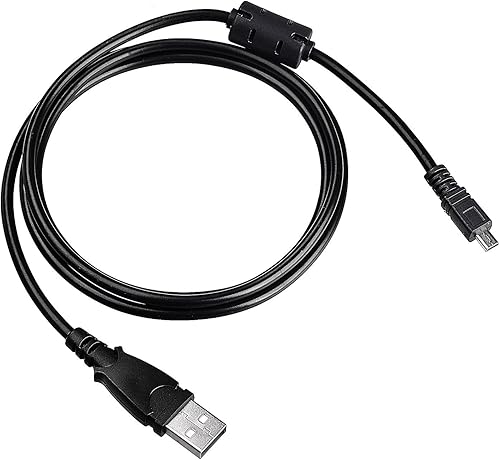 Miniatura 3 de MaxLLTo Adaptador de corriente alterna USB Cable cargador de batería para Nikon Coolpix P2 P4 UC-E6, extra largo 5 pies 2 en 1 USB de datos