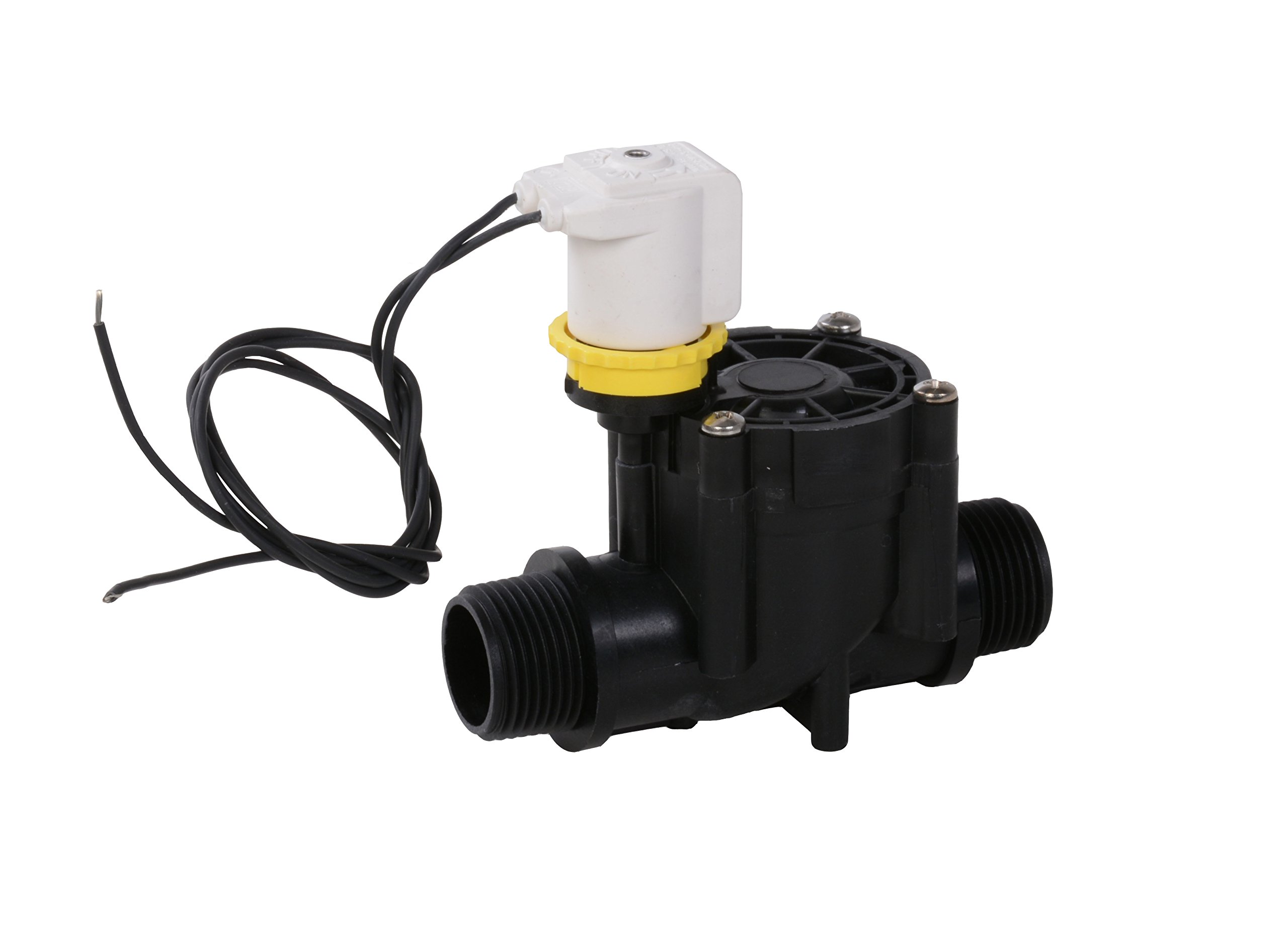 RPE Electric Betätigtes 24 VAC 1 Inch Male Thread Solenoid Valve without Flow Control, Black, 13 x 14 x 7 cm, ND628