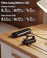 Vista 7 de Girador de páginas Kindle con control remoto para Kindle Paperwhite Oasis EReaders Kobo, Kindle Clicker Page Turner para iPhone, iPad, tabletas