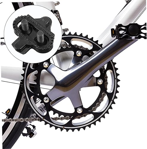 Miniatura 7 de GANAZONO 2 Pairs Bicycle Cleats Excercise Bike Cleats for Cycling Shoes Splint Bike Pedal Cleats Pedal Bicicleta