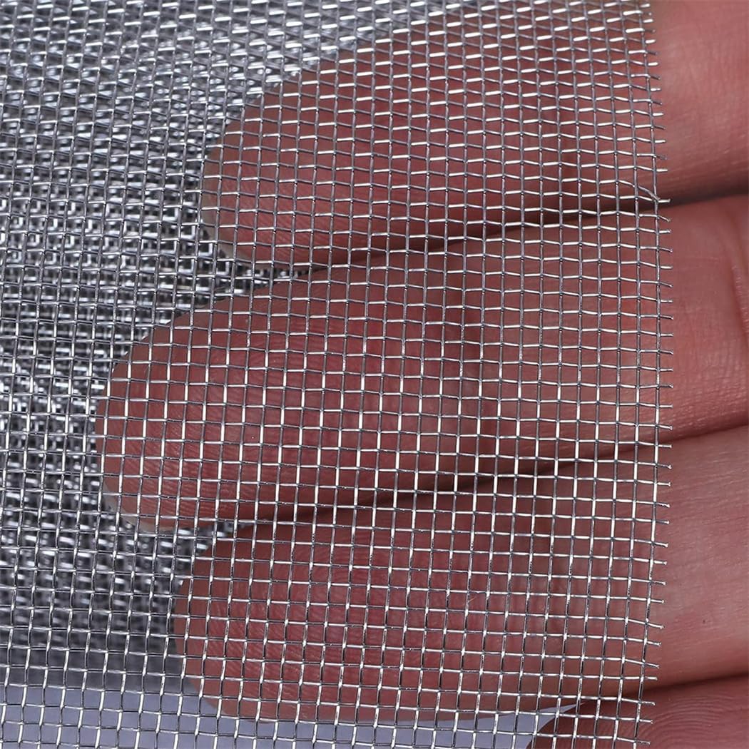 Filter Screen Sheets Stainless Steel Air Vent Mesh Cover Wire Mesh Roll 30x120cm Woven Wire 30 Mesh Sheet for Vents Cover Air Brick Garden