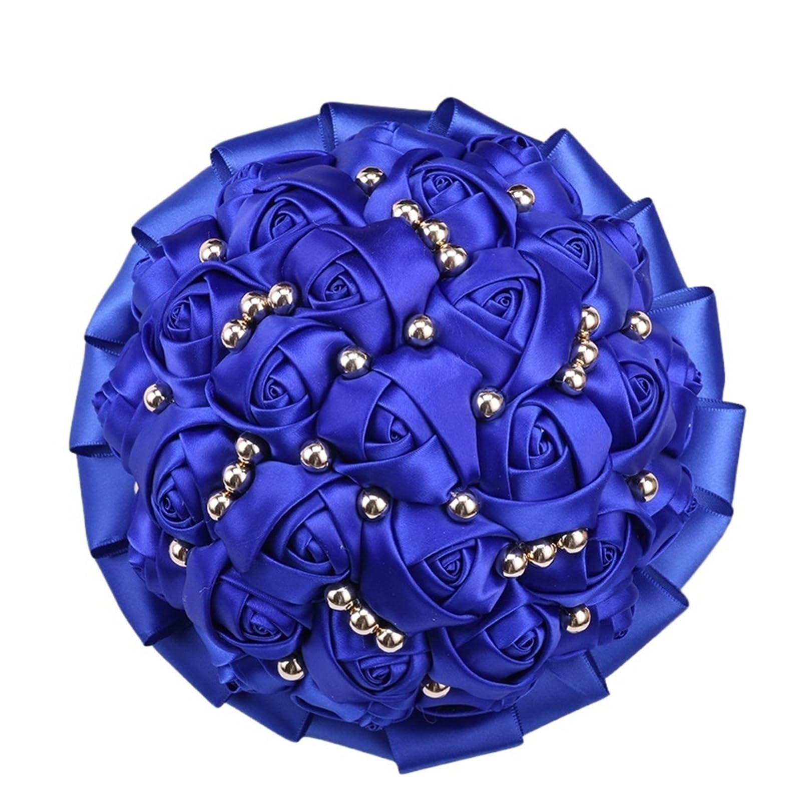 NDLHXKFRP Wedding bouquets for brides and bridesmaids, Artificial Wedding Bouquet Bridesmaid Multicolor Multiple Sizes(Chocolate,18CM)
