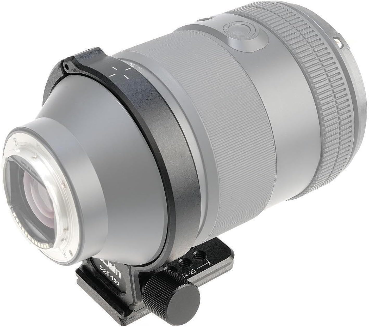 Tripod Mount Ring Lens Collar Replacement Foot 86mm Dia Aluminum Alloy Quick Release Plate for Telephoto Lens